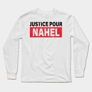 Justice Pour Nahel Long Sleeve T-Shirt